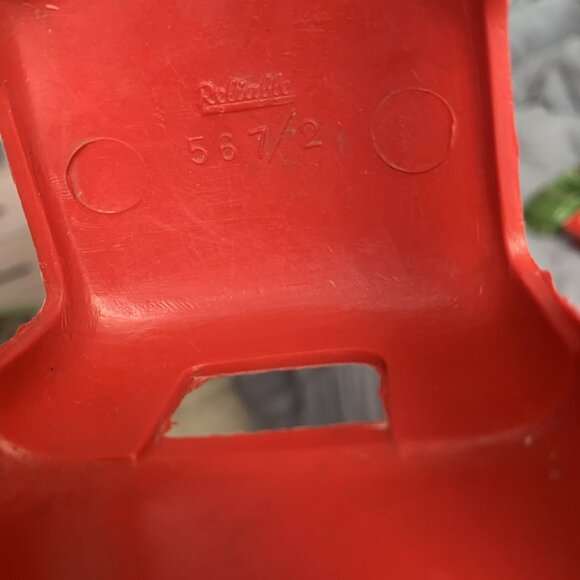 Vintage Reliable Toy Co Red Plastic Pickup Truck Model 567/2 Canada INCOMPLETE - Picture 6 of 16